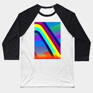 SIMPLE RAINBOW Baseball T-Shirt